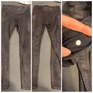 lululemon athletica Shimmering Black Leggings